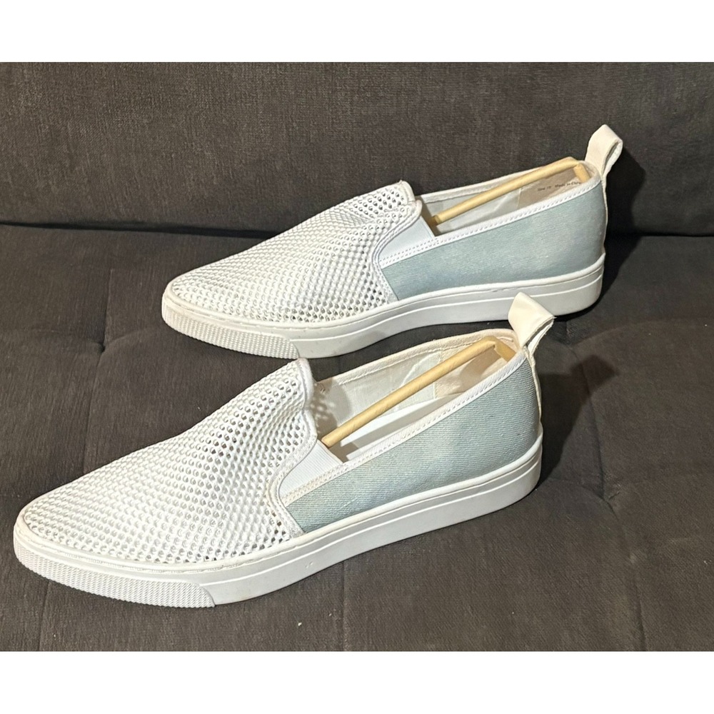 Dolce Vita White Mesh "Geoff" Pointed Toe Sneaker Flat Women's Shoe size 10
